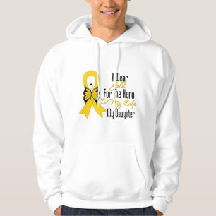 Kindheits-Krebs-Band mein Held meine Tochter Hoodie
