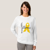 Kindheits-Krebs-Bewusstsein T-Shirt (Vorne ganz)