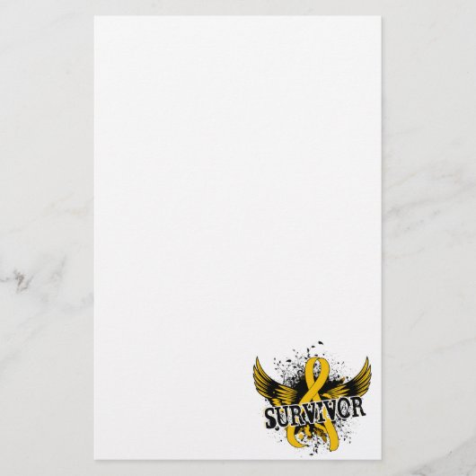 Kindheits-Krebs des Überlebend-16 Briefpapier (Vorderseite)