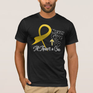 Kindheits-Krebs geben nie auf T-Shirt