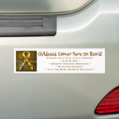 Kindheits-Krebs-Held-an Bord Autoaufkleber (Auf Auto)