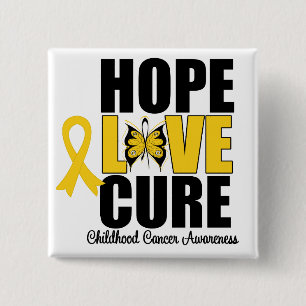 Kindheits-Krebs-Hoffnungs-Liebe-Heilung Button