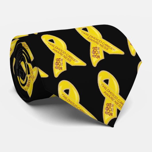 Kindheits-Krebs-Krawatte Krawatte (Gerollt)