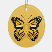 Kindheits-Krebs-Schmetterlings-Bewusstseins-Band Keramikornament (Links)