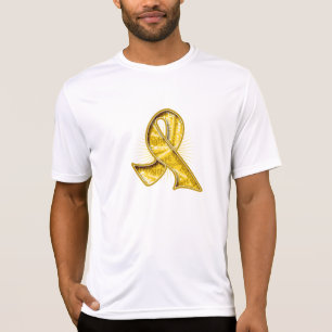 Kindheits-Krebs-Slogan-Wasserzeichen-Band T-Shirt