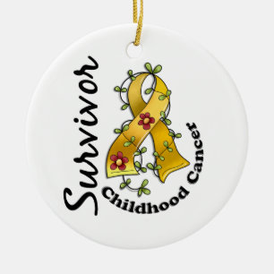 Kindheits-Krebs-Überlebender 15 Keramikornament