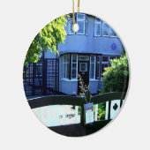 Kindheits-Zuhause von John Lennon Keramik Ornament (Links)