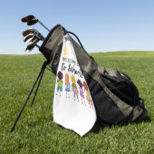 Kindheitserinnerung Golfhandtuch (Gras)