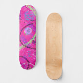 Kindheitserinnerungen Abstrakte Kunst  Skateboard (Vorderseite)