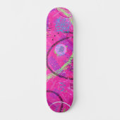 Kindheitserinnerungen Abstrakte Kunst  Skateboard (Vorderseite)