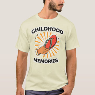 Kindheitserinnerungen Retro Nostalgie Cartoon-Desi T-Shirt