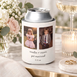 Kindheitsfoto-Hochzeitsgeschenk Vintage-Snapshot Dosenkühler