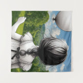 Kindheitsgeflüster Wandteppich (Vorderseite (Horizontal))