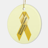 Kindheitskrebs-Bewusstseinsschmuck Keramikornament (Links)