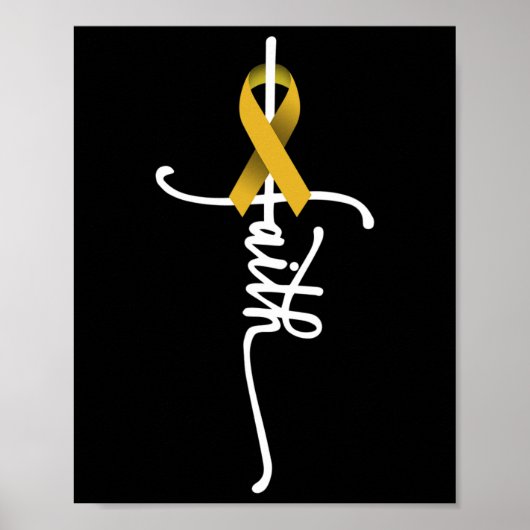 Kindheitskrebs Glaube Kindheitskrebsbewusstsein Poster (Vorne)
