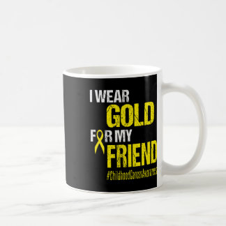 Kindheitskrebs Goldene Schleife T Tragen Sie Gold Kaffeetasse