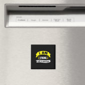 Kindheitskrebs Ich bin stark Ich bin ein Überleben Magnet (In Situ (Geschirrspüler))