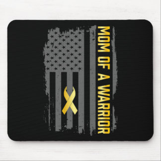 Kindheitskrebs USA-Flagge Mutter eines Kriegers Ki Mousepad