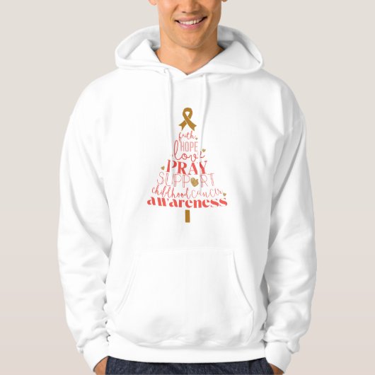 Kindheitskrebs Weihnachten Erwachsener Pullover Ho (Vorderseite)
