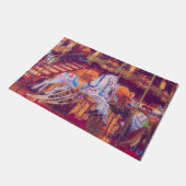 Kindheitstraum - alte Pferdekleider Fußmatte (Schrägansicht)