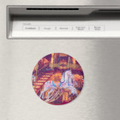 Kindheitstraum - alte Pferdekleider Magnet (In Situ (Geschirrspüler))