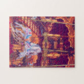 Kindheitstraum - alte Pferdekleider Puzzle (Horizontal)