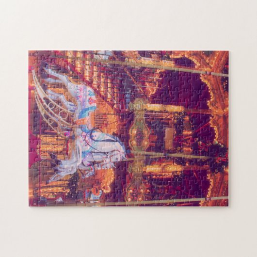 Kindheitstraum - alte Pferdekleider Puzzle (Horizontal)