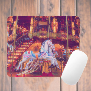 Kindheitstraum - altes Pferdekarussell Mousepad