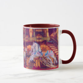 Kindheitstraum - altes Pferdekarussell Tasse