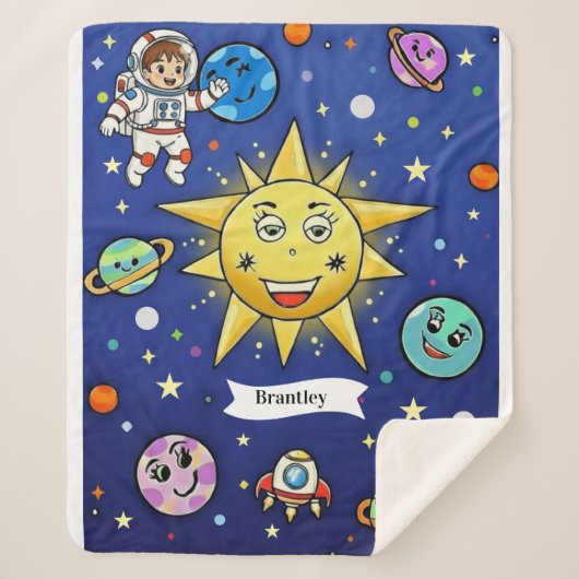 Kindheitsträume Sherpa-Decke, Mittel 50 x 60 Sherpadecke (Vorderseite)