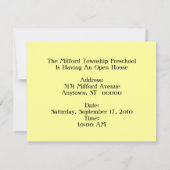 KINDHOOD BILDUNG BUSY KINDER INVITATION EINLADUNG (Rückseite)