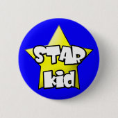 Kindknopf mit einem Stern Button (Vorderseite)