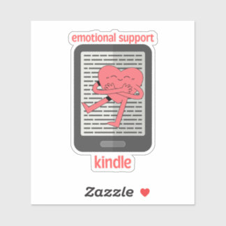 Kindle-Aufkleber für emotionale Unterstützung Aufkleber