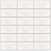 Kindly Deliver To Guest address stickers Aufkleber (Vorderseite)