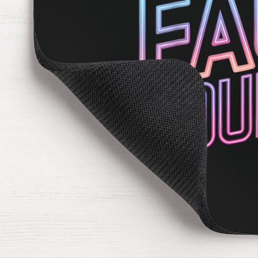Kindly Go Fact Yourself Funny Cyber Vibes Slogan S Mousepad (Ecke)