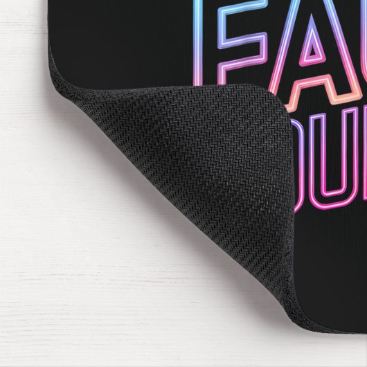 Kindly Go Fact Yourself Funny Cyber Vibes Slogan S Mousepad (Ecke)