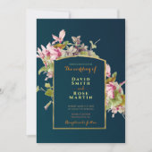 Kindly Join Us Eucalyptus Blätter Wedding Card Einladung (Vorderseite)