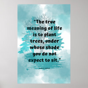 Kindness and Good Will Wisdom Quote Wall Poster