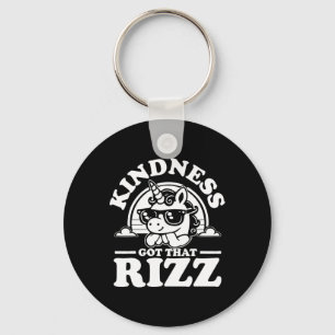 Kindness Anti Bullying Week Einhorn Got Rizz Stick Schlüsselanhänger