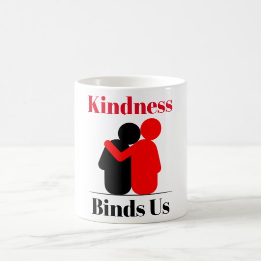 Kindness bindet uns Kaffee-Tasse Kaffeetasse (Mittel)