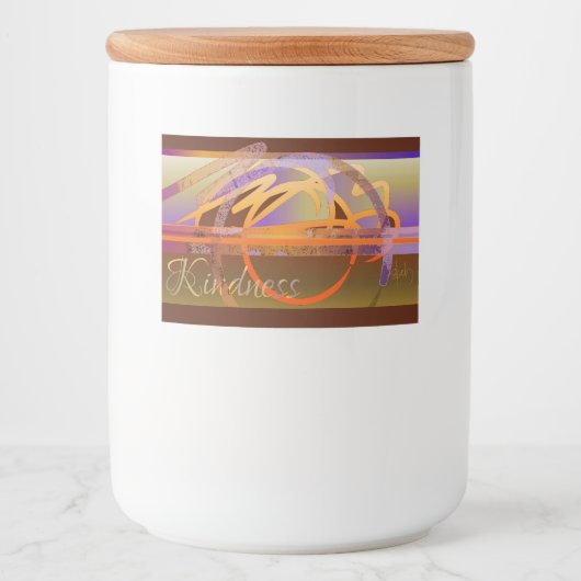Kindness Canister Lebensmitteletikett (Vorderseite)