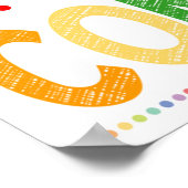 Kindness Confetti Klassenzimmer Poster (Ecke)