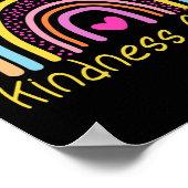 Kindness Crew Kindergarten Lehrer Kinderbetreuung Poster (Ecke)