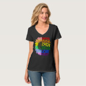 Kindness Equality Liebe Lgbt Rainbow Prilag Sun T-Shirt (Vorderseite Vollansicht)