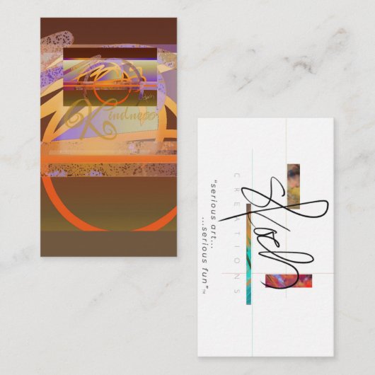 Kindness Flat Note Card Mitteilungskarte (Vorne/Hinten)