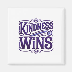 Kindness gewinnt Sticker Magnet