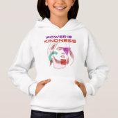 Kindness Girl's Pullover Hoodie (Vorderseite)