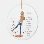 Kindness Holiday Ornament (Links)