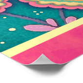 Kindness in Chaos Quote Inspiring Poster (Ecke)