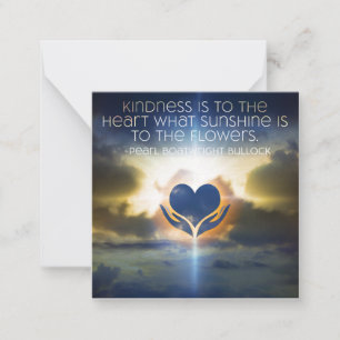 Kindness Inspiration Note Card Mitteilungskarte
